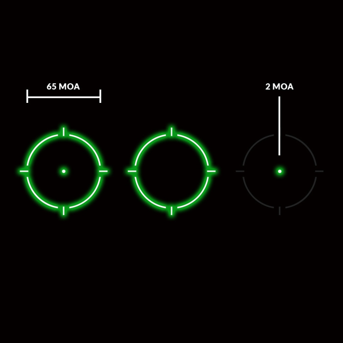 Holosun - Kolimator HE510C-GR Elite Multi Reticle Green Dot Czarny